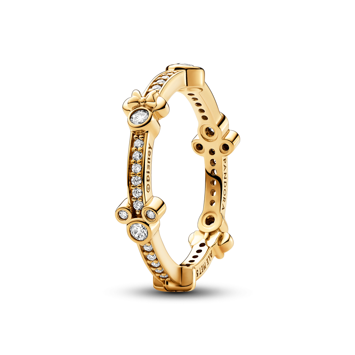 FINAL SALE - Disney Mickey Mouse & Minnie Mouse Sparkling Eternity Ring
