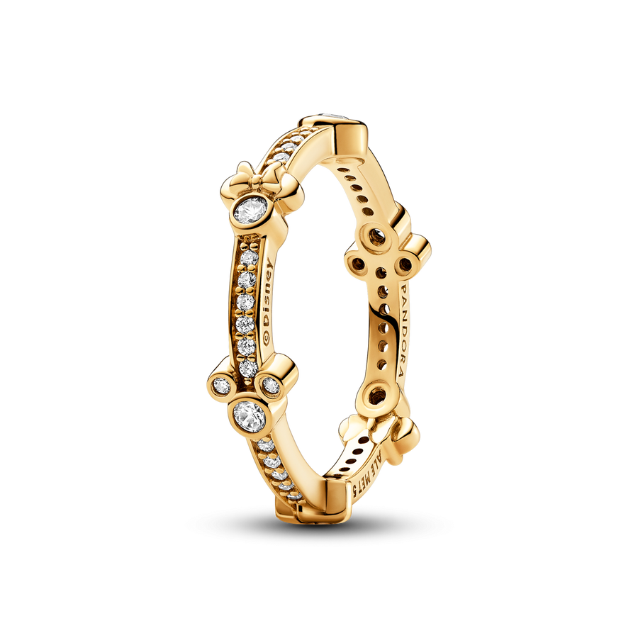 FINAL SALE - Disney Mickey Mouse & Minnie Mouse Sparkling Eternity Ring