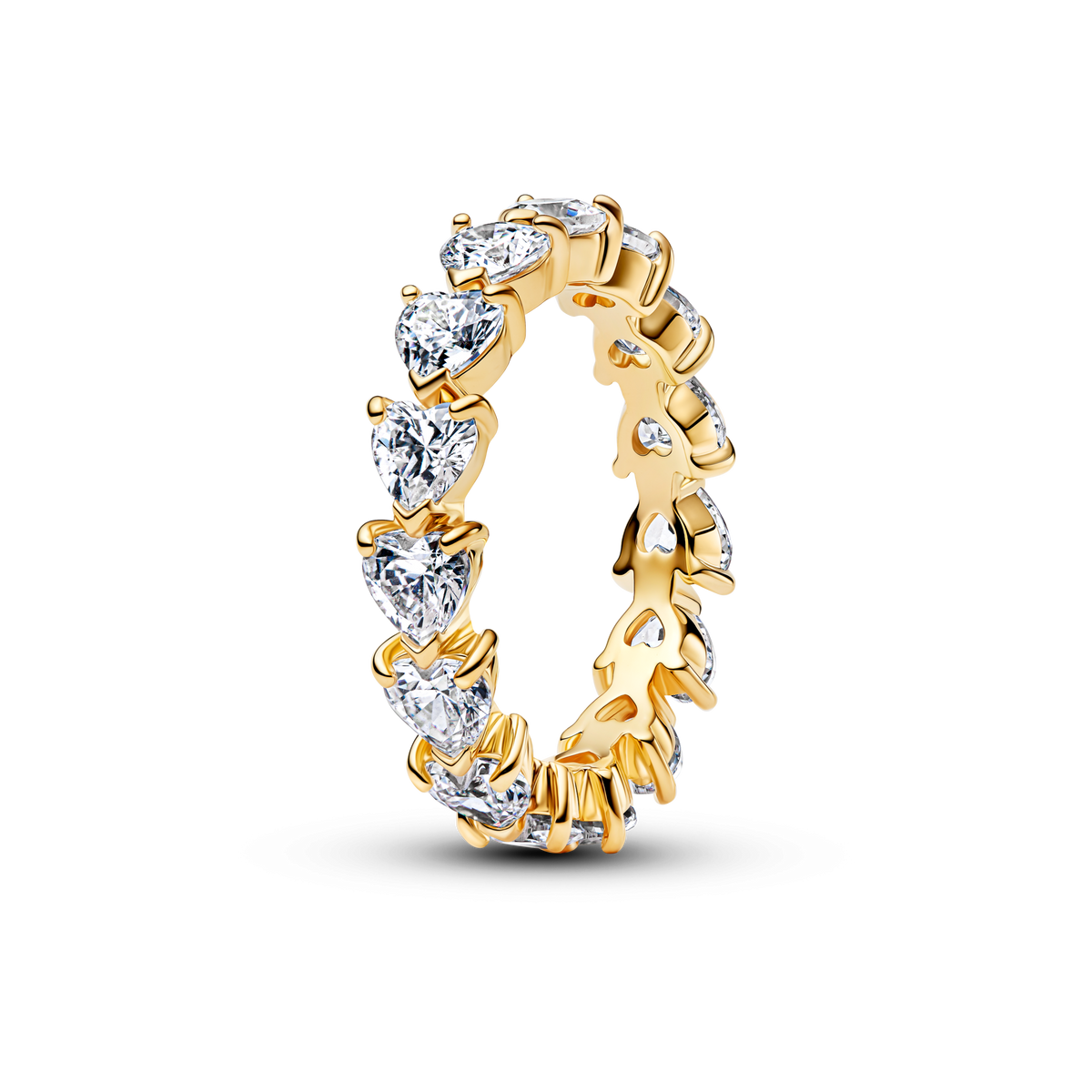 Band of Clear Hearts Ring