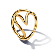 Organically Shaped Heart Ring
