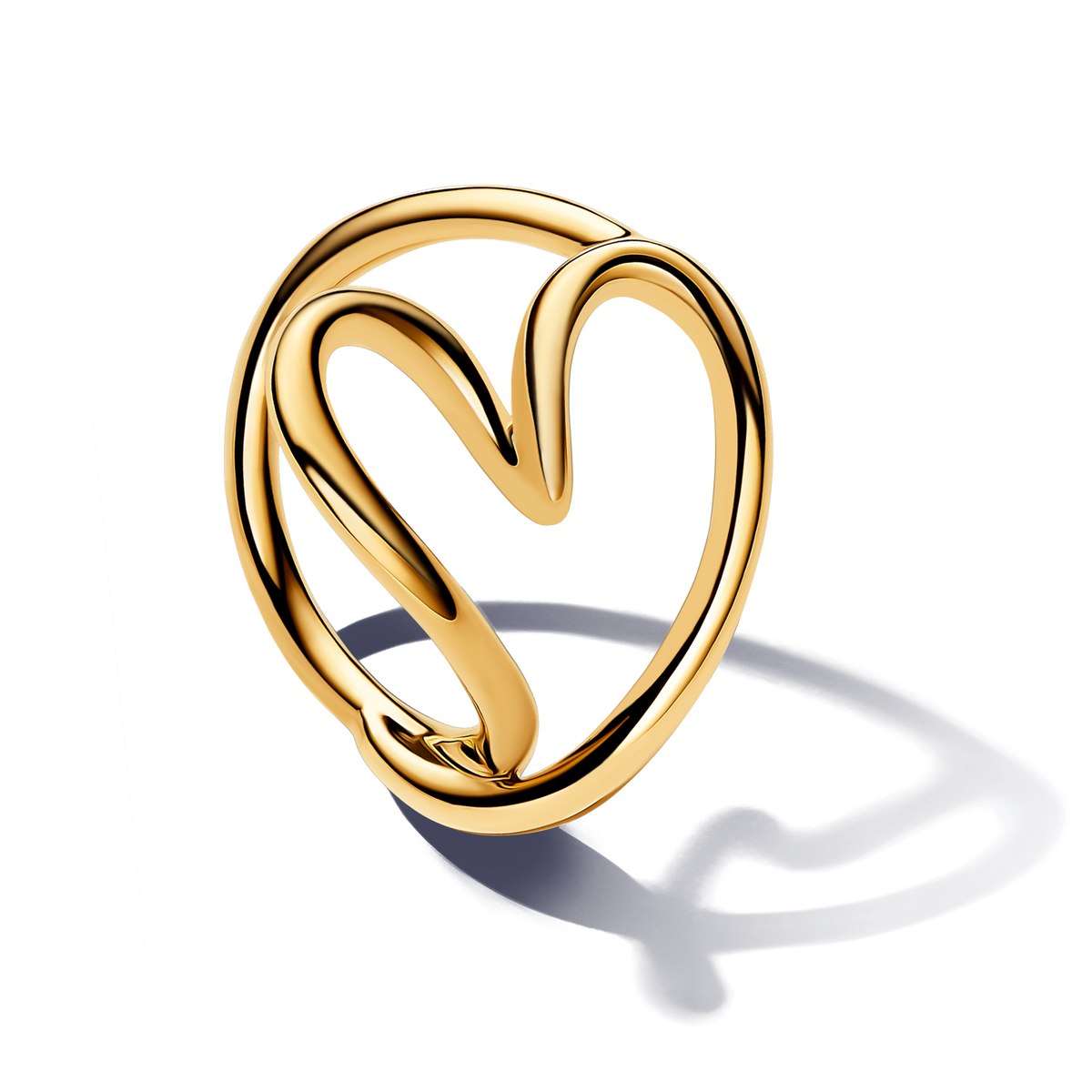 Organically Shaped Heart Ring