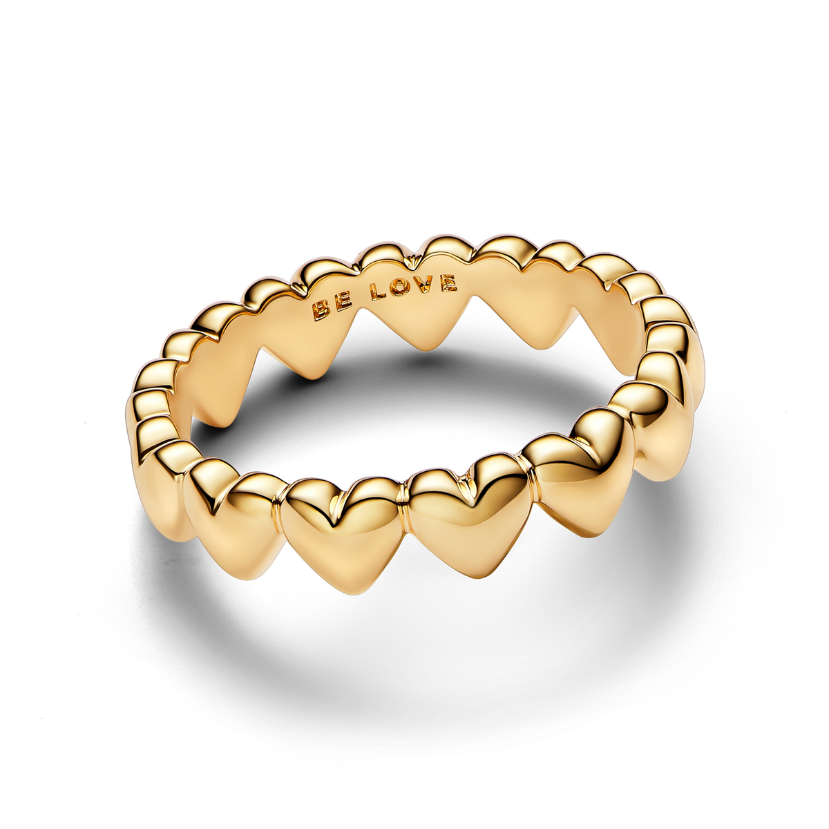 Row of Hearts Ring