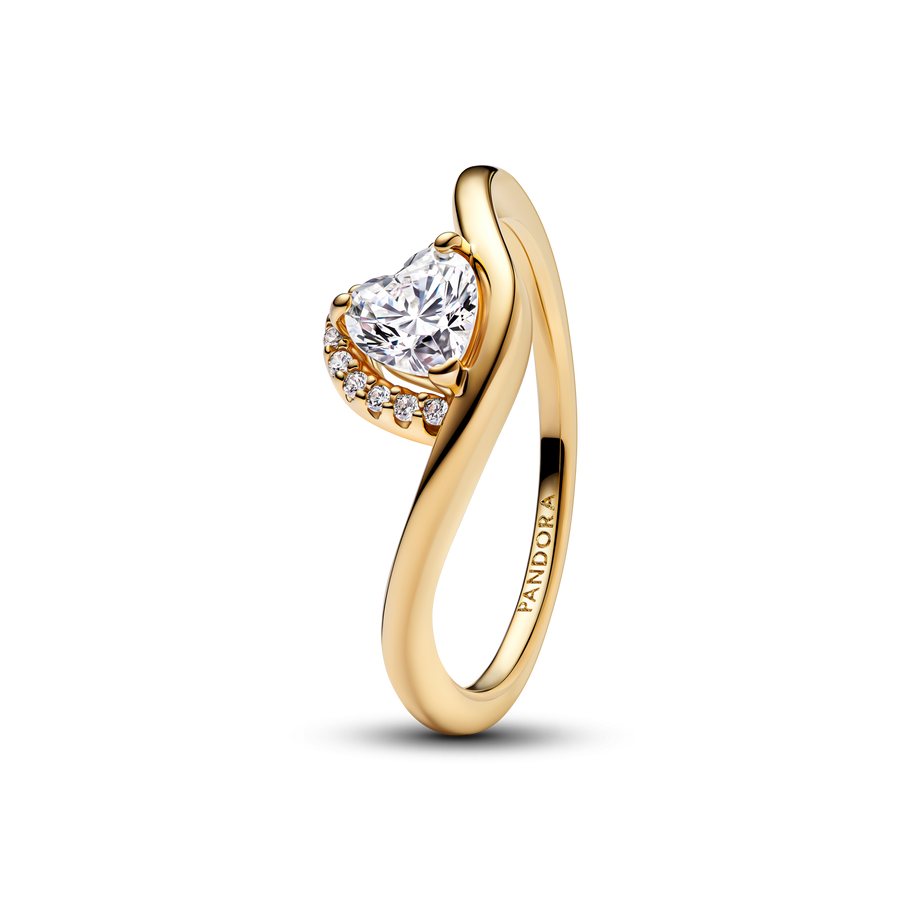 Wavy Heart Ring