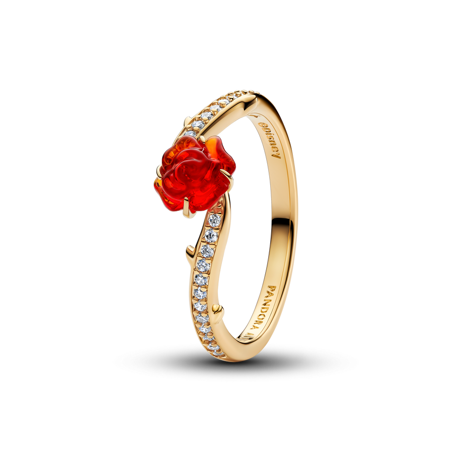 Disney Beauty and the Beast Enchanted Rose Ring