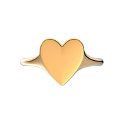 Engravable Heart Ring
