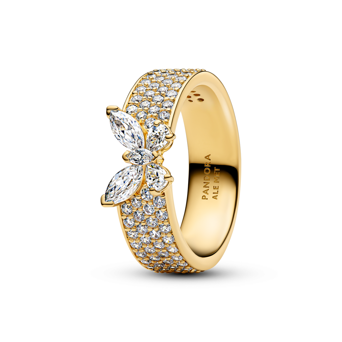 Sparkling Butterfly Bold Ring