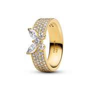 Sparkling Butterfly Bold Ring