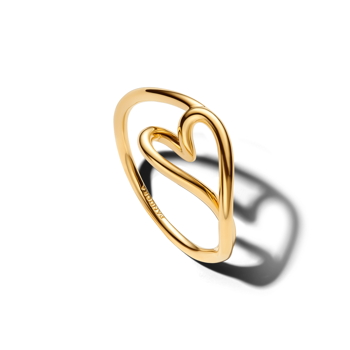 Organically Shaped Heart Small Ring
