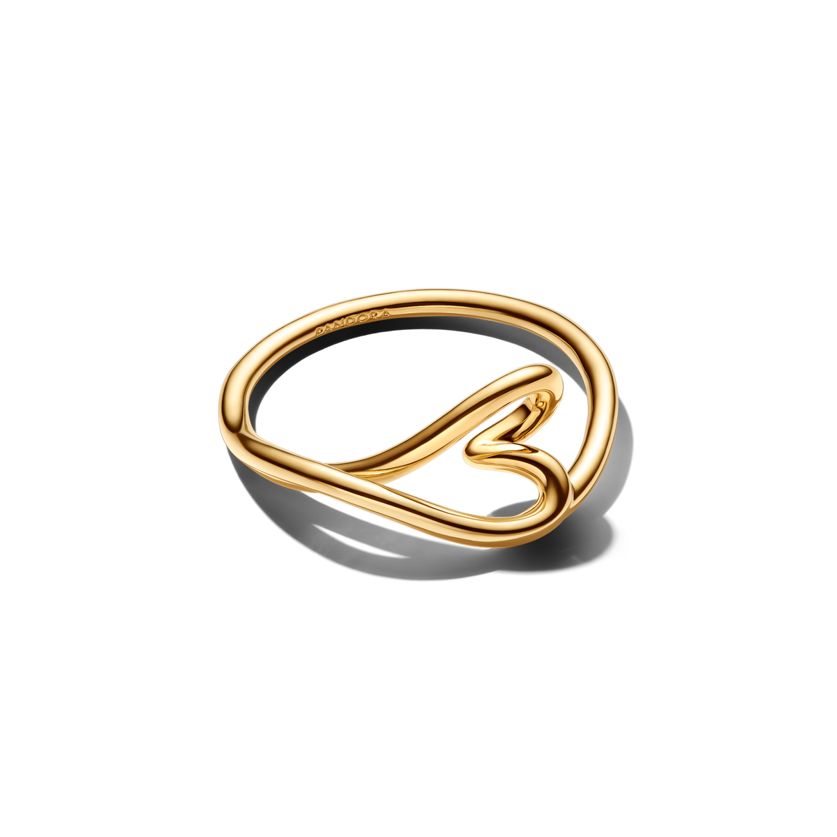 Organically Shaped Heart Small Ring