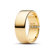 His & Hers Gold Secret Engraving Ring Set