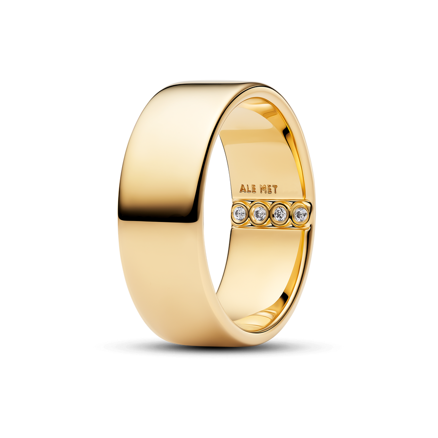 Engravable Wide Band Ring