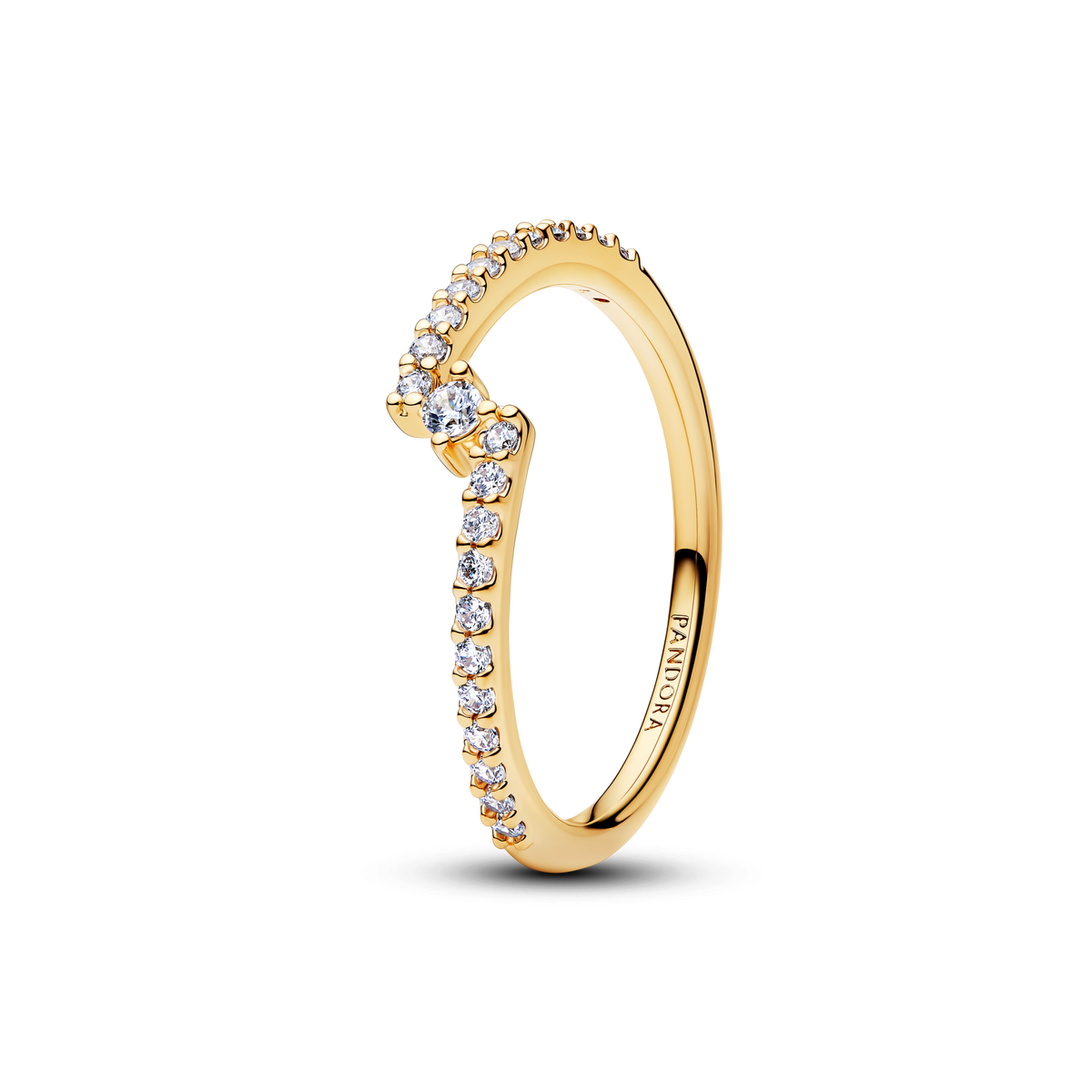 Sparkling Split Pavé Ring