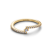 Sparkling Split Pavé Ring