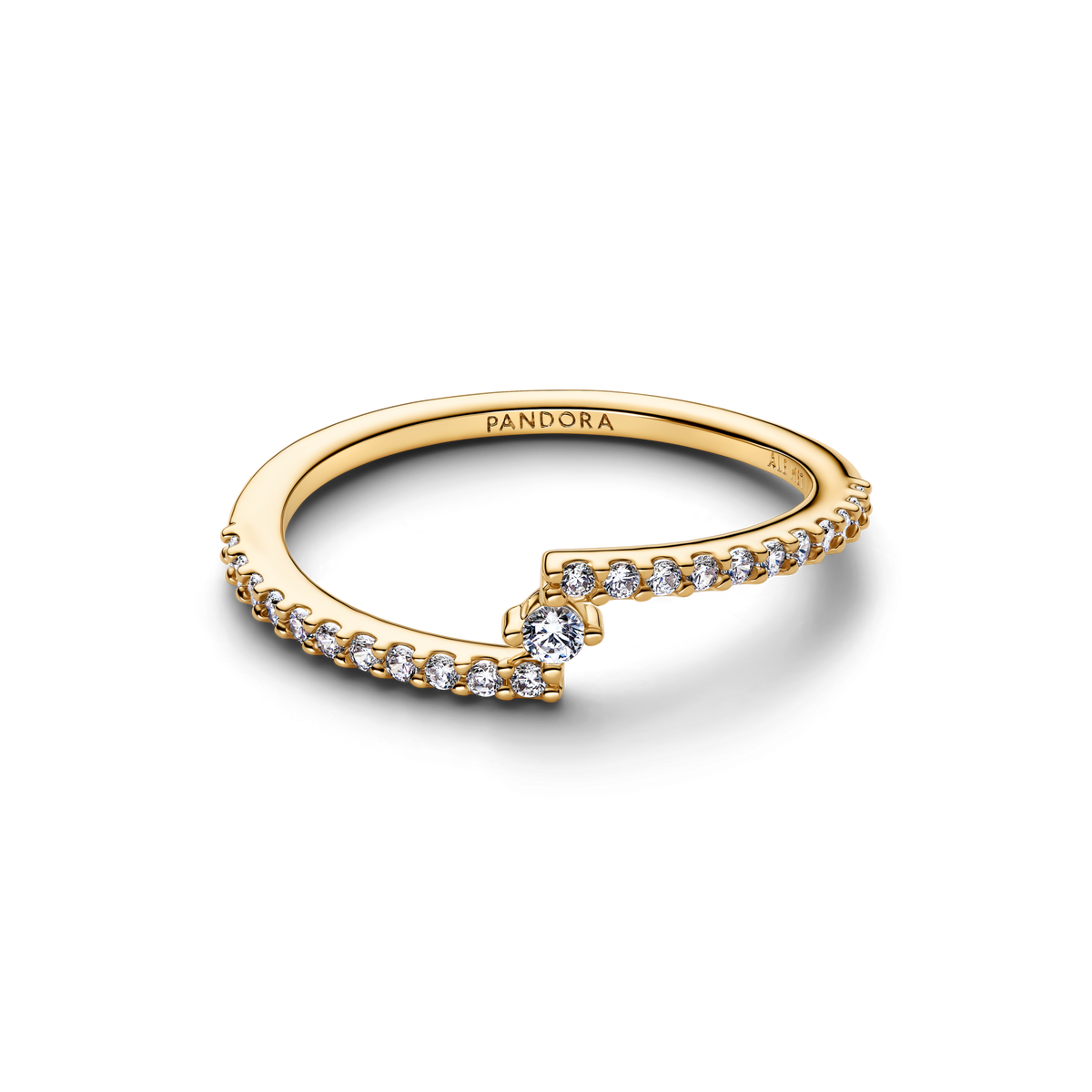 Sparkling Split Pavé Ring