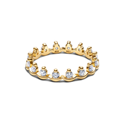 Sparkling Regal Band Ring
