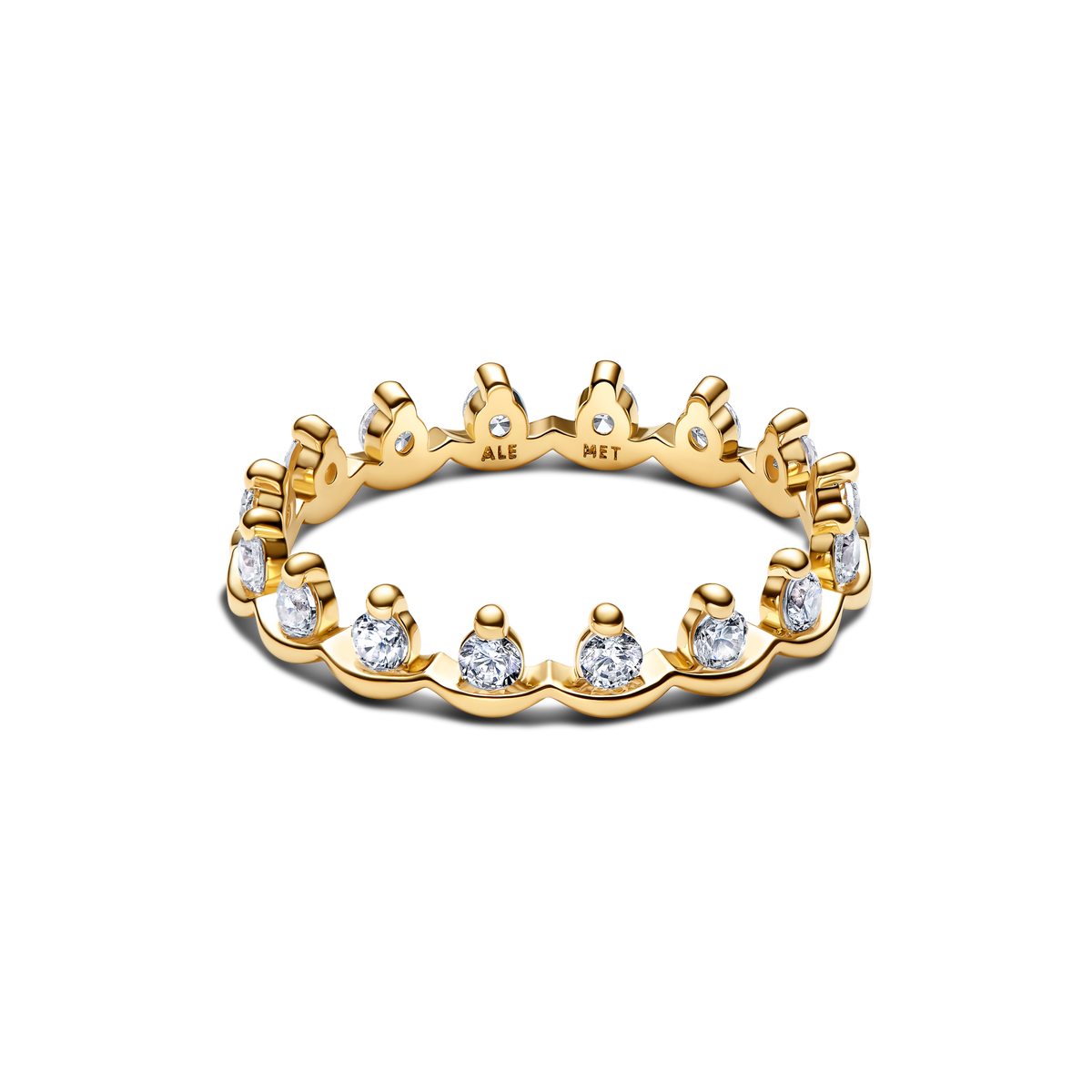Sparkling Regal Band Ring