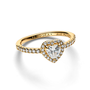 Elevated Heart Ring