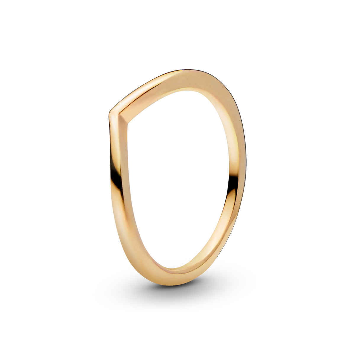 Polished Wishbone Ring