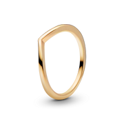 Polished Wishbone Ring