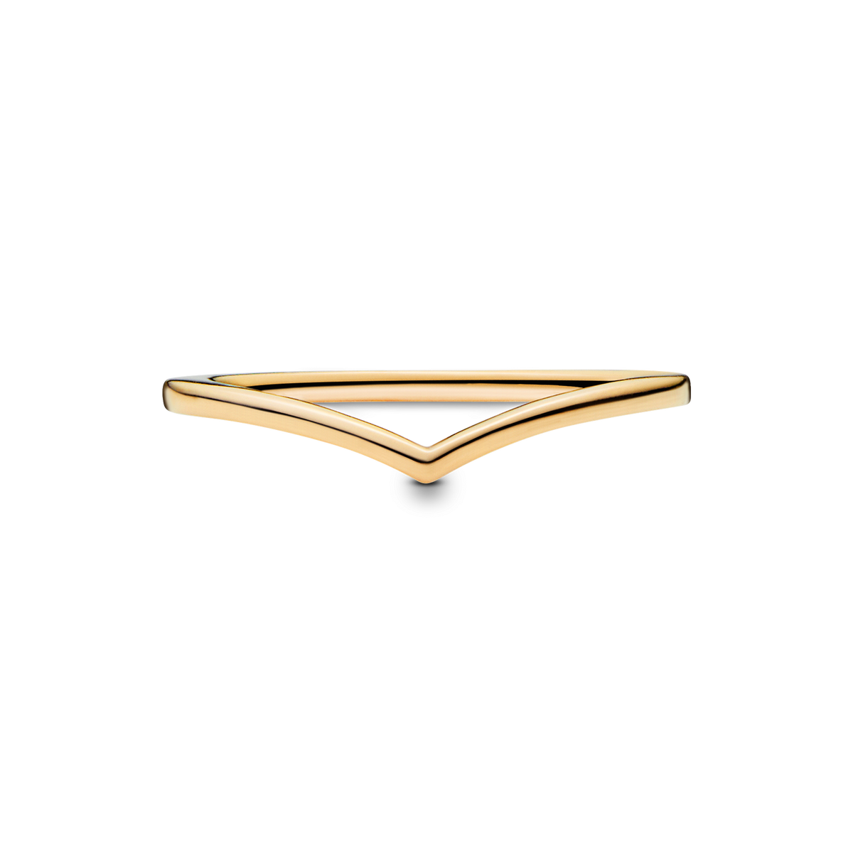 Polished Wishbone Ring