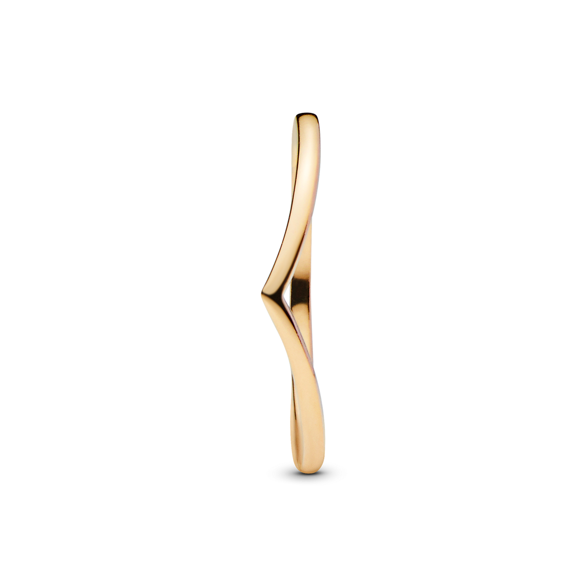 Polished Wishbone Ring