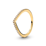 Sparkling Wishbone Ring