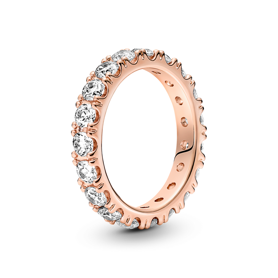 Sparkling Row Eternity Ring