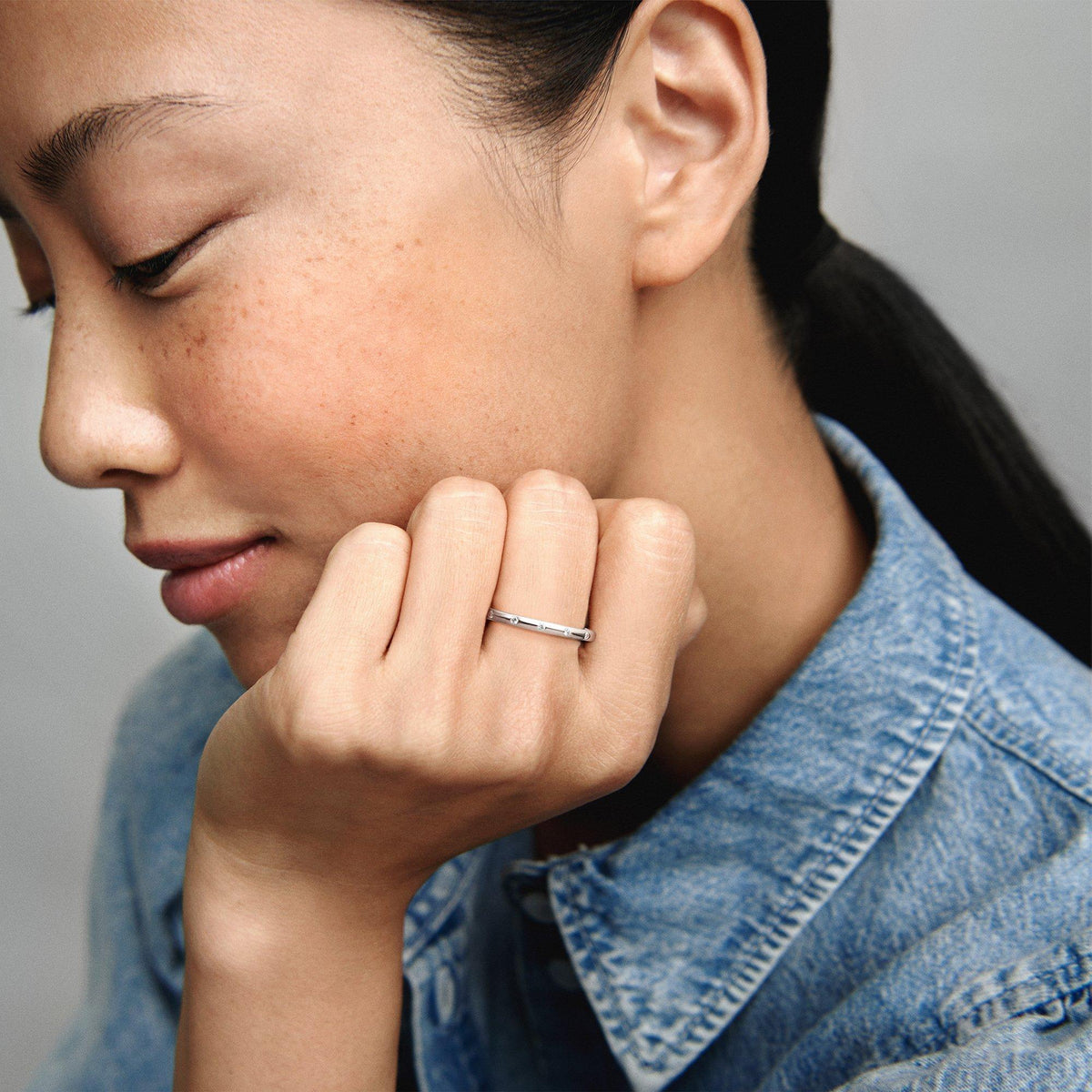FINAL SALE - Simple Sparkling Band Ring