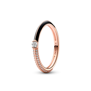 FINAL SALE - Pandora ME Pavé & Black Dual Ring