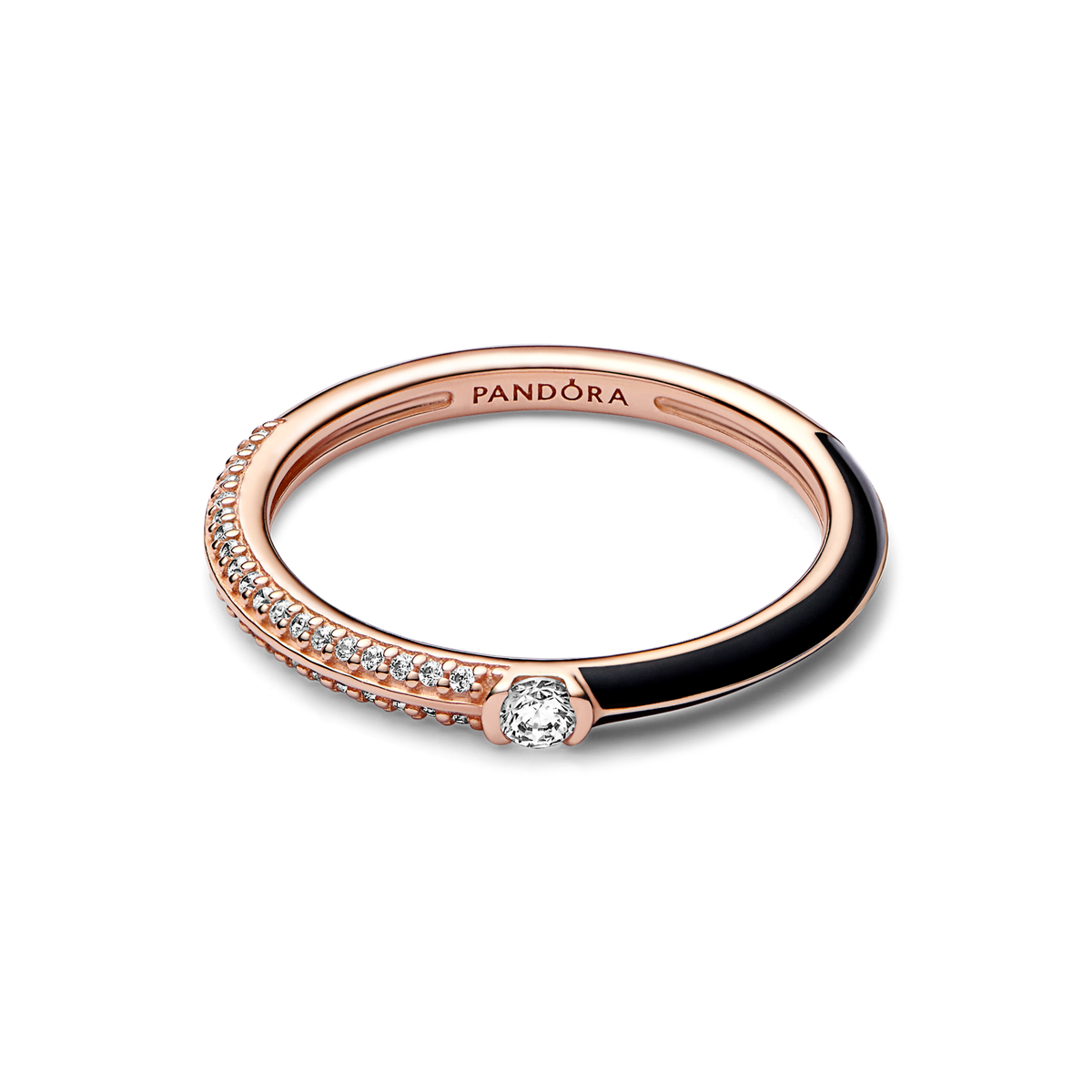 FINAL SALE - Pandora ME Pavé & Black Dual Ring