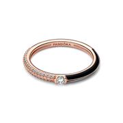 FINAL SALE - Pandora ME Pavé & Black Dual Ring