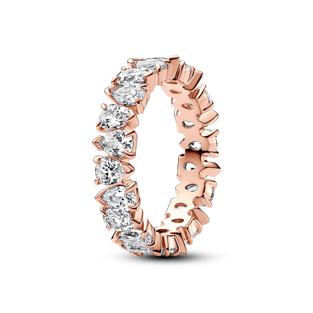 Alternating Sparkling Band Ring