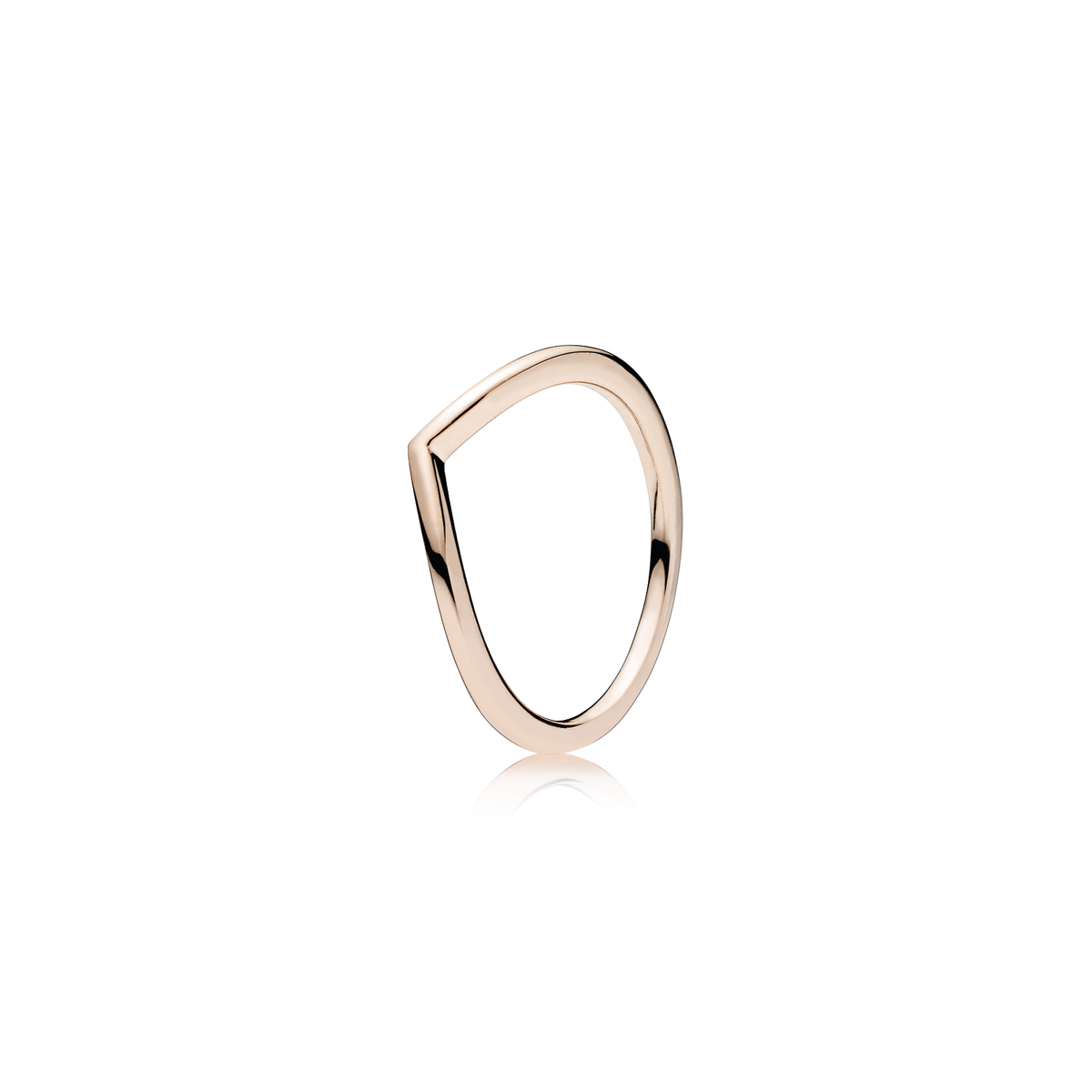 Polished Wishbone Ring