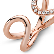 FINAL SALE - Wrapped Open Infinity Ring