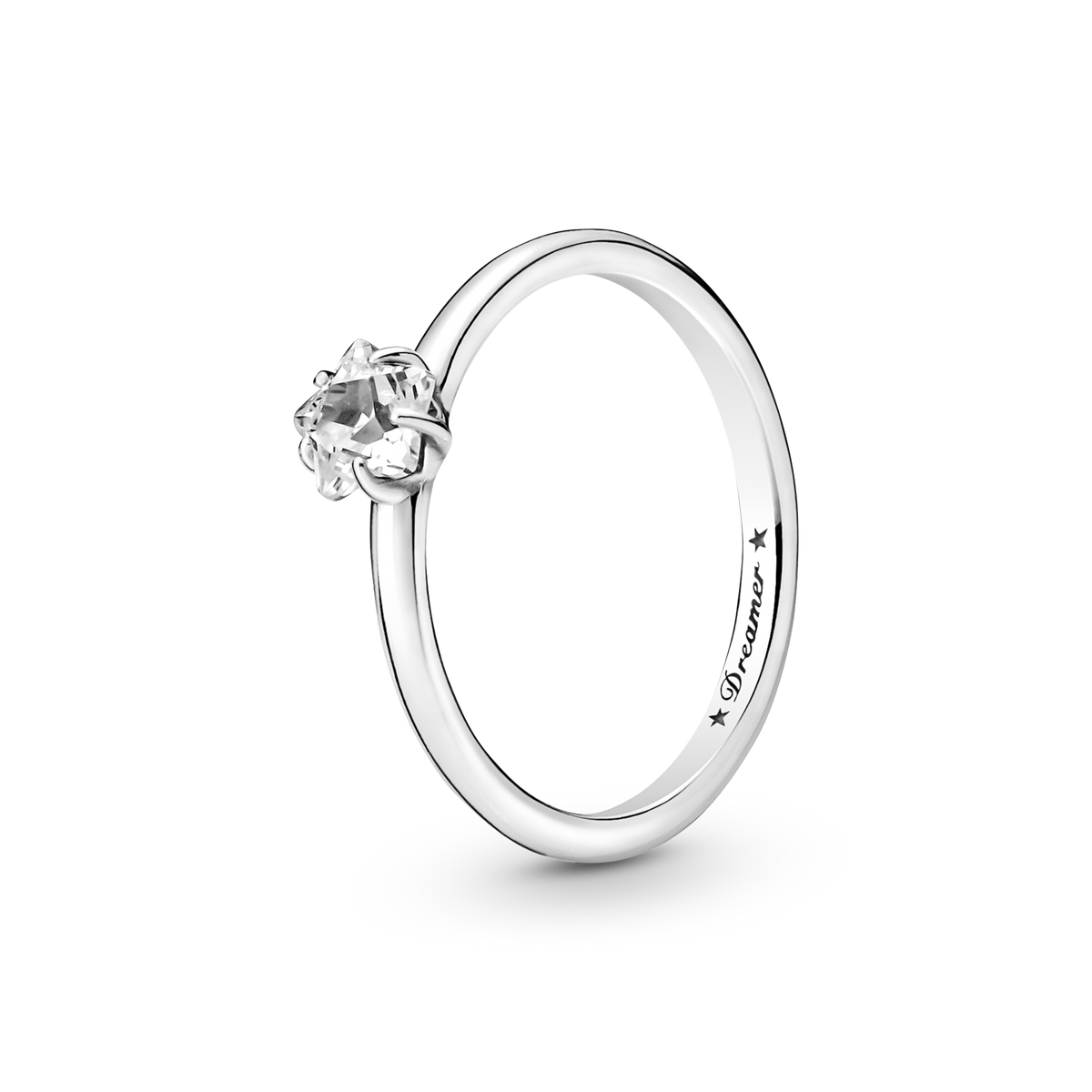 Celestial Sparkling Star Solitaire Ring