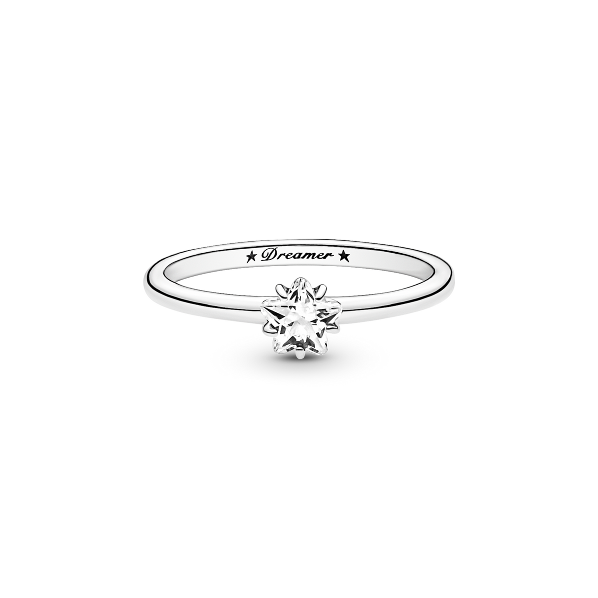 Celestial Sparkling Star Solitaire Ring