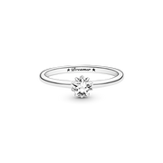 Celestial Sparkling Star Solitaire Ring