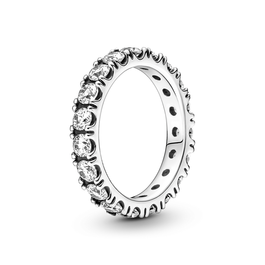 Sparkling Row Eternity Ring
