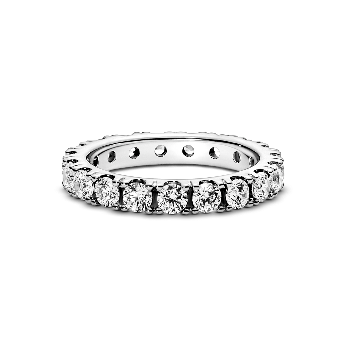 Sparkling Row Eternity Ring