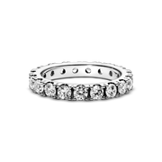 Sparkling Row Eternity Ring