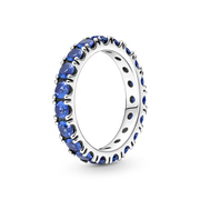 Sparkling Row Eternity Ring Set