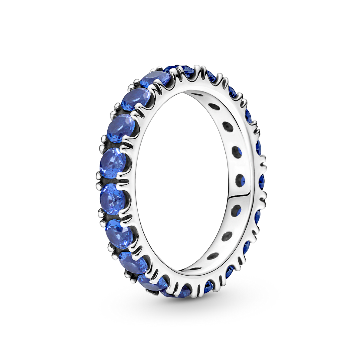 Sparkling Row Eternity Ring Set
