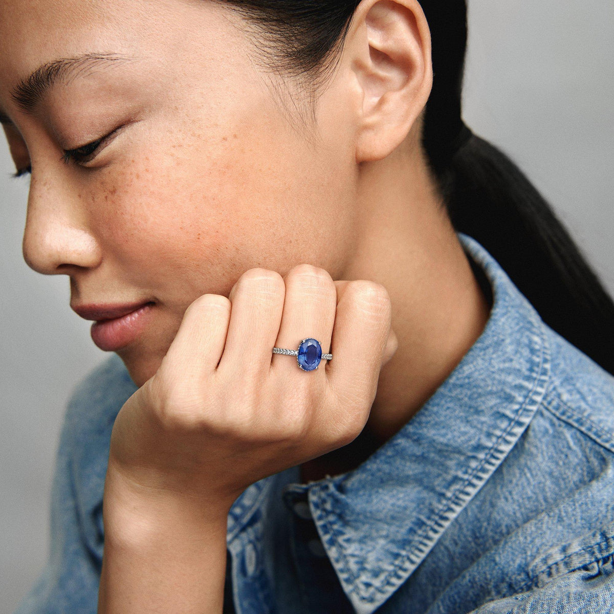 FINAL SALE - Sparkling Statement Halo Ring