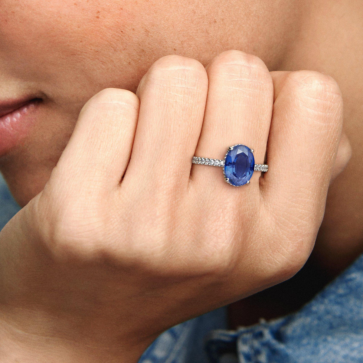 FINAL SALE - Sparkling Statement Halo Ring
