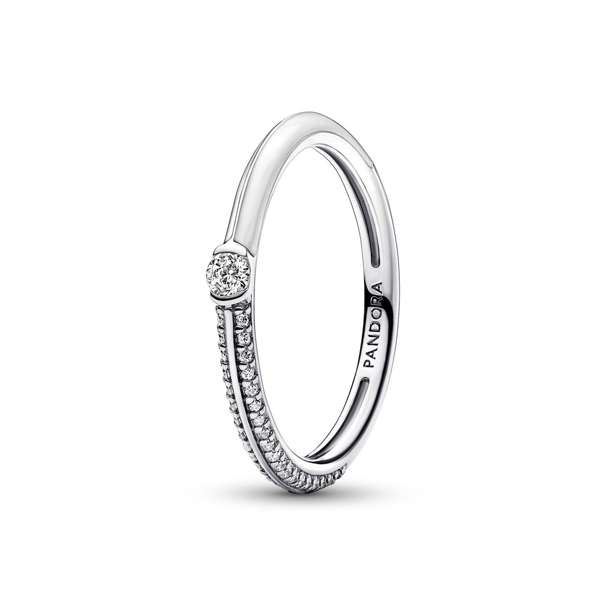 Pandora ME Pavé & White Dual Ring