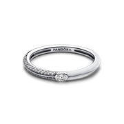 Pandora ME Pavé & White Dual Ring