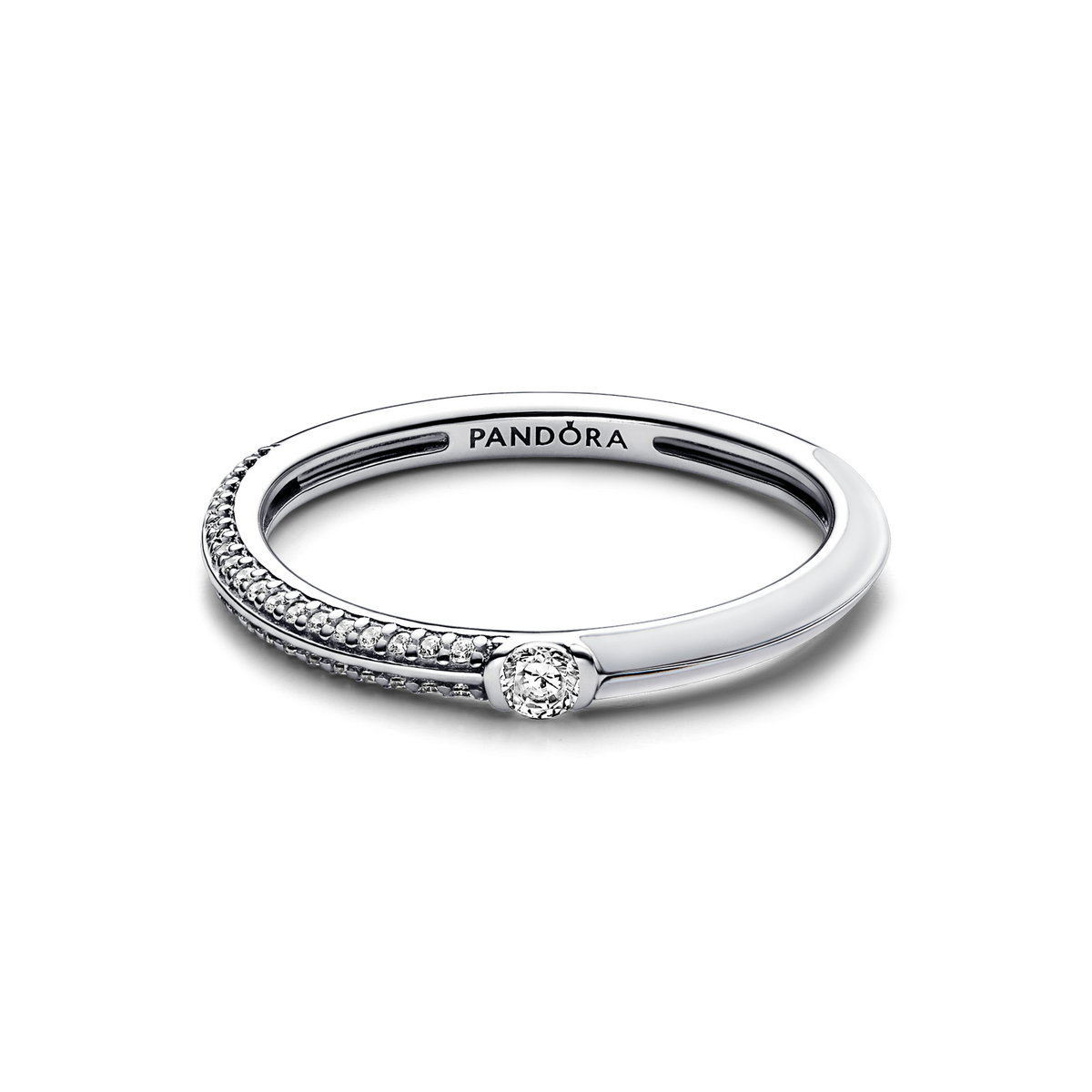 Pandora ME Pavé & White Dual Ring