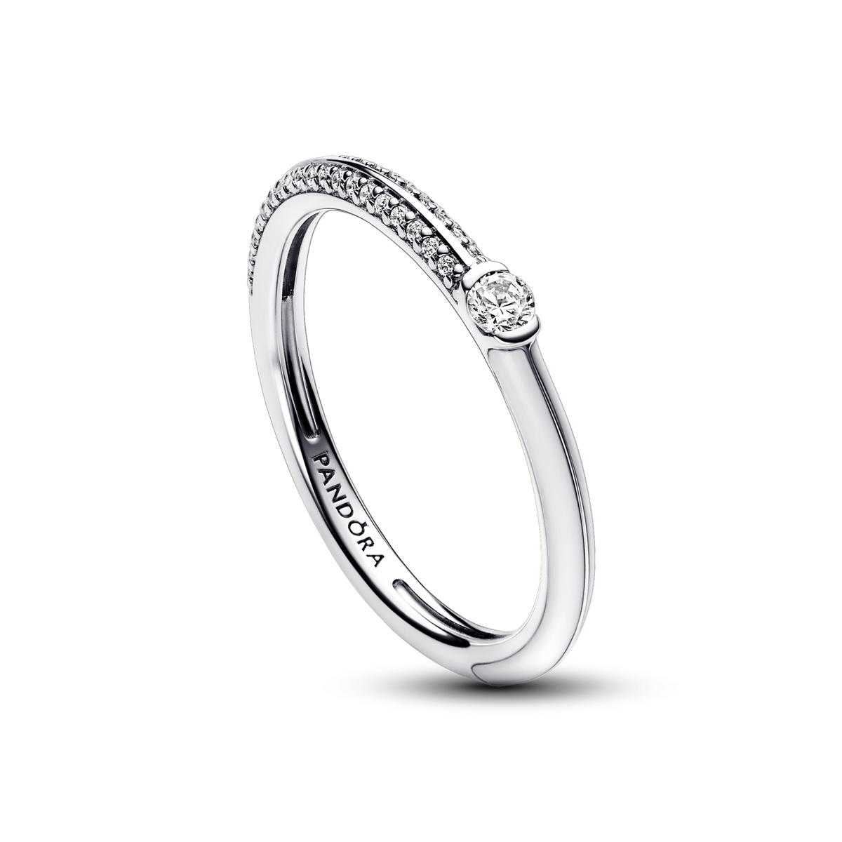 Pandora ME Pavé & White Dual Ring