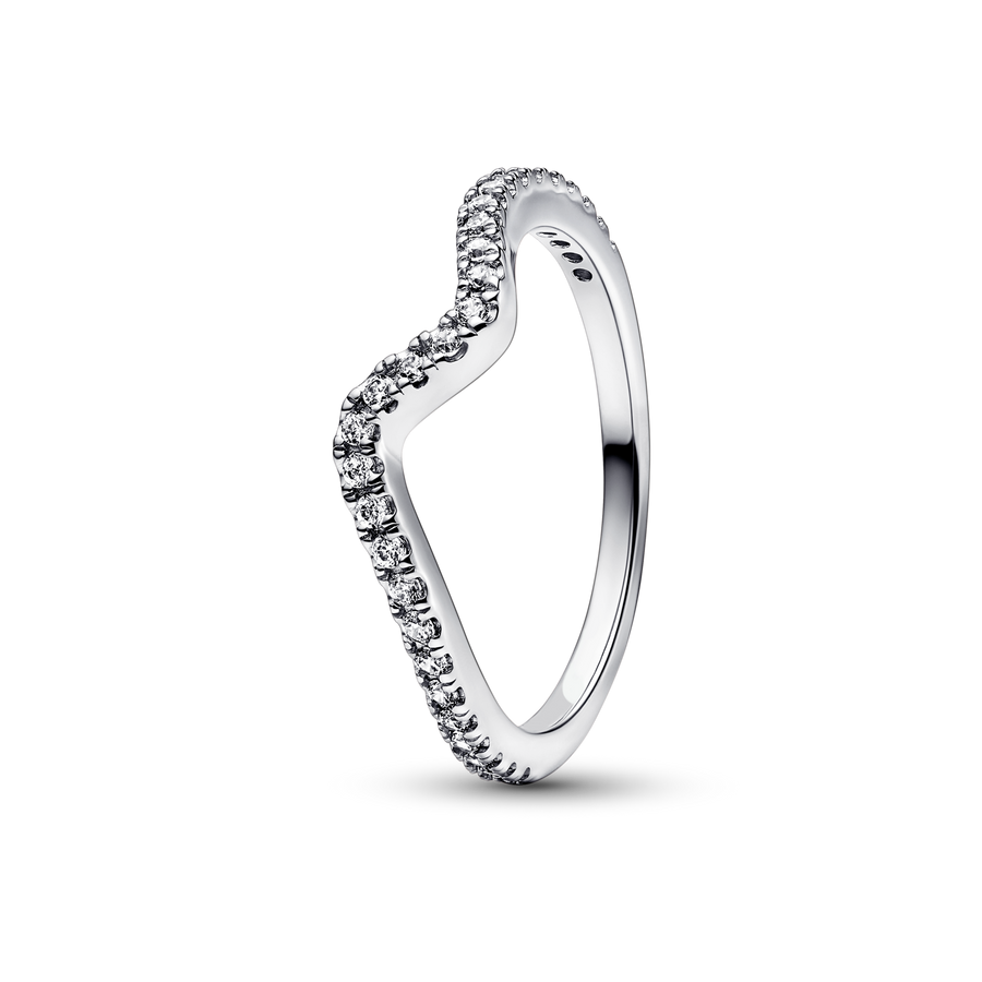 Sparkling Wave Ring