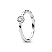 Pandora Era Bezel Sterling Silver Lab-grown Diamond Ring